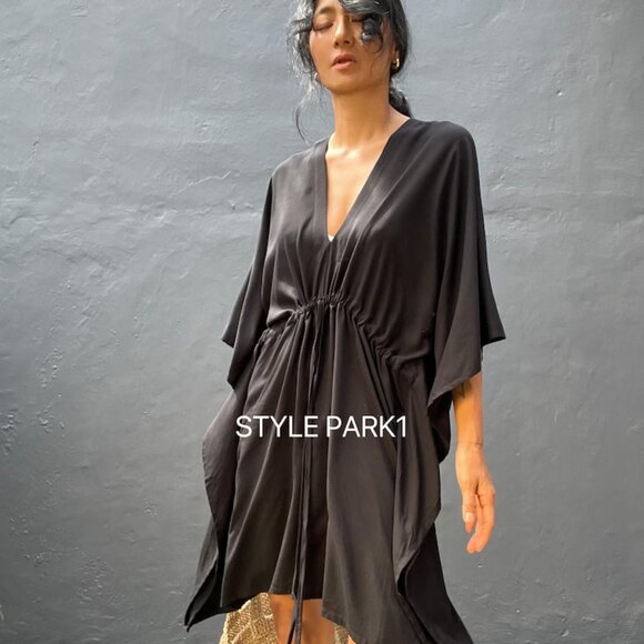 STYLE PARK ULUWATU SHORT KAFTAN DRESS - BNWT - ONE SIZE - Picture 6 of 9